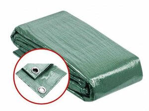 Тент универсальный 20x20ft (6x6m) 90gr/5mil усилен. пласт. крепл. GREEN Nisus (NA-GR-20x20-P), фото 2