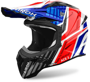Шлем Airoh AVIATOR ACE 2 PROUD Blue/Red Glossy (XL), фото 1