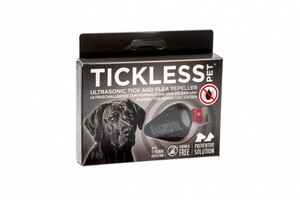 Отпугиватель клещей ультразвуковой для домашних животных TickLess Pet (черный), фото 4