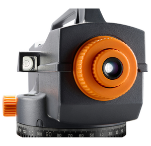 Профессиональный комплект ACULA Специальный высокоточный оптический нивелир с усиленной защитой от ударов, вибраций, воды и пыли NIVEX R-38 (объектив 40 мм; IPX6) + Геодезический штатив Geo 12-S (высота 99-173 см) + Нивелирная рейка TLS 5 (5м), фото 3