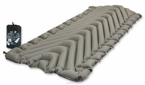 Надувной коврик Klymit Static V Luxe pad Grey, серый (06VLSt01D), фото 1
