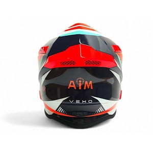 Шлем AiM RH855(Fiber Glass) VEXO глянцевый Red/Blue XL, фото 4