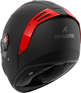 Шлем SHARK SPARTAN RS BLANK MAT Black/Red/Black XXL, фото 2