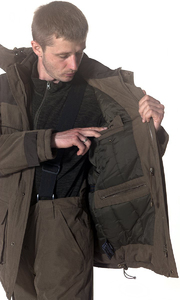 Костюм охотничий утепленный Canadian Camper MIRRO EXPERT (куртка+брюки) цвет brown, XXL, фото 6