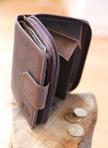 Бумажник Klondike Wendy, коричневый, 10x13,5 см, фото 13
