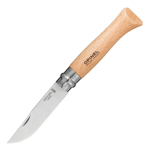 Нож Opinel №9,  нержавеющая сталь, рукоять из дерева бука, блистер, фото 2