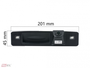 CCD HD штатная камера заднего вида AVS327CPR (#187) для автомобилей FORD, фото 2