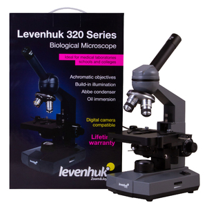 Микроскоп Levenhuk 320 PLUS, монокулярный, фото 16