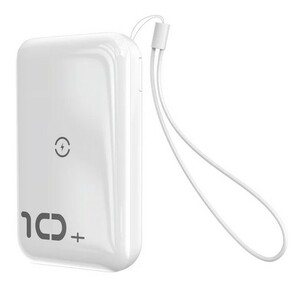 Портативное зарядное устройство Baseus Mini S Bracket 10W Wireless Charger 10000mAh 18W белый, фото 2