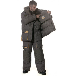 Костюм рыболовный зимний Canadian Camper SIBERIA (куртка+брюки) цвет stone, XXL, фото 4