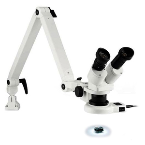 Микроскоп стереоскопический Eschenbach 10–20x, на струбцине, бинокулярный