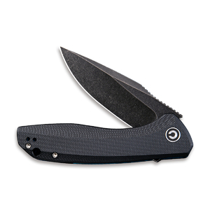 Складной нож CIVIVI Baklash 9Cr18MoV Steel Black Stonewashed Handle G10 Black, фото 4