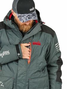 Костюм зимний  Norfin EXTREME 5 PRO 01(черно- серый S ), фото 4