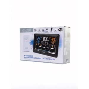 Погодная станция LaCrosse SW403-BLA, с прогнозом погоды на 5 дней, чёрная, фото 4