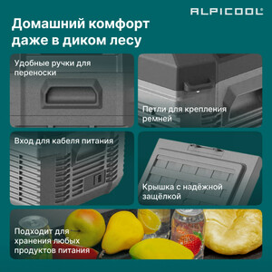 Автохолодильник Alpicool NL15 (12/24), фото 6