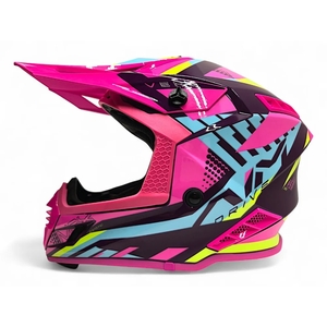 Шлем AiM RH855(Fiber Glass) VEXO глянцевый Purple/Pink XXXL, фото 3