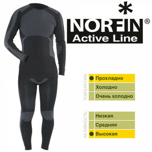 Термо-кофта Norfin ACTIVE LINE 2 TP 02 р.M-L, фото 1