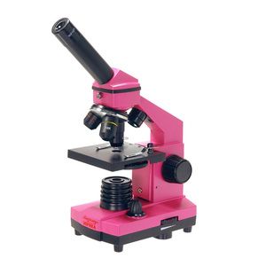 Микроскоп Микромед «Эврика» 40х–400х, фуксия, в кейсе, фото 2