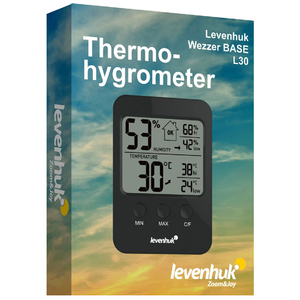 Термогигрометр Levenhuk Wezzer BASE L30, черный, фото 2