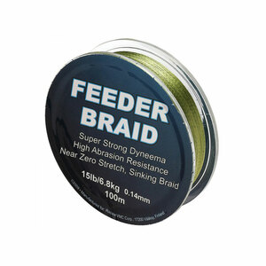 Плетеный шнур SUFIX Feeder braid Gore Olive Green 100м 0.10мм, фото 1