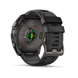 Часы Garmin Fenix 8 51mm AMOLED Saph Carbon Gray DLC Titanium Black-Pebble Grey Sln (010-02905-63G), фото 12