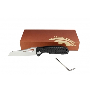 Нож Honey Badger Wharncleaver D2 L (HB1104) с чёрной рукоятью, фото 5