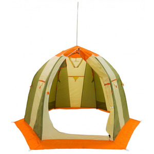 Палатка рыбака Митек Нельма 2 (оранж-беж/хаки), фото 3