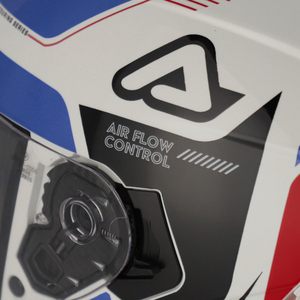 Мотошлем Acerbis X-WAY глянцевый white/blue XL, фото 8