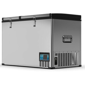 Автохолодильник компрессорный двухкамерный Alpicool BCD125 (12/24/220В), фото 1