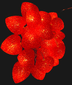 LED-гирлянда ЛАМПОВА "Воздушные сердца" 20 ламп, 3 метра (TYL-24-USB-RED20-3), фото 3