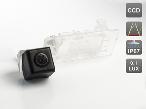CCD штатная камера заднего вида с динамической разметкой AVEL Electronics AVS326CPR (#102) для VOLKSWAGEN AUDI, фото 1