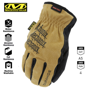 Перчатки MECHANIX Work Leather Driver E5-360 Black/Tan, р.L, фото 1