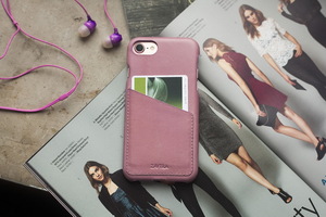 Чехол ZAVTRA для iPhone 7 из натуральной кожи, розовый, фото 2