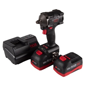 Гайковерт аккумуляторный ударный MIGHTY SEVEN 1/2", 900 Нм, 18 В, укороченный, 4 предмета, кейс DW-404A, фото 1