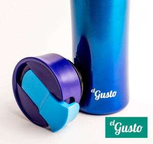 Термокружка El Gusto Gradient (0,47 литра), синяя, фото 9