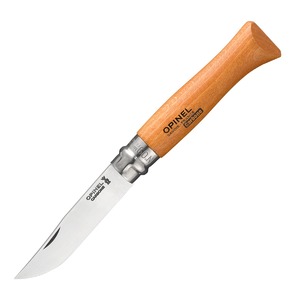 Нож Opinel №9, углеродистая сталь, рукоять из дерева бука, фото 2