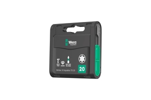 Набор бит ударных, алмаз, 1/4" C6.3, 15 шт, TX 20 x 25 мм 867/1 IMP DC Impaktor Bit-Box 15 TORX 20 WERA WE-057772, фото 1
