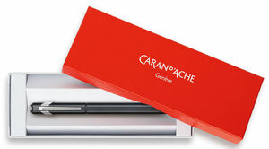 Carandache Office 849 Classic - Matte Black, перьевая ручка, F, подарочная коробка, фото 3