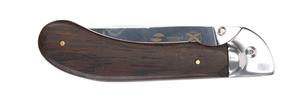 Нож Stinger, 105 мм, рукоять: сталь/дерево, серебр.-корич., картонная коробка, фото 2
