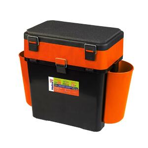 Ящик зимний FishBox (19л) оранжевый Helios, фото 1