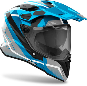 Шлем Airoh COMMANDER 2 MAVICK Cerulean Blue Gloss (S), фото 2