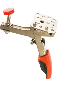 Зажим BESSEY вертикальный с коленчатым рычагом, 2.5 кН, с открытым плечом и горизонтальным основанием 40 STC-VH50, фото 3