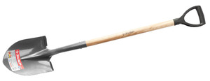 Садовая лопата ЗУБР Фаворит с деревянным черенком, с рукояткой 4-39530, фото 1