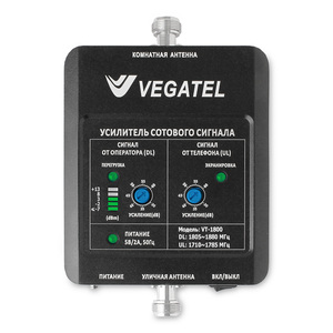 Готовый комплект усиления сотовой связи VEGATEL VT-1800-kit (дом, LED), фото 2