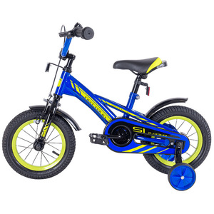 Детский велосипед TechTeam Quattro 16" синий (сталь) 2023, фото 2