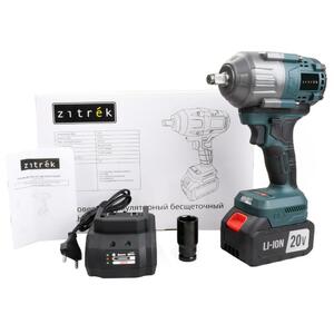 Гайковерт аккумуляторный бесщеточный Zitrek Crusher 20 PRO, 20В, 800 Нм, 1х4.0Ач, фото 2