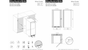 Винный шкаф Dunavox DX-94.270SDSK, фото 9