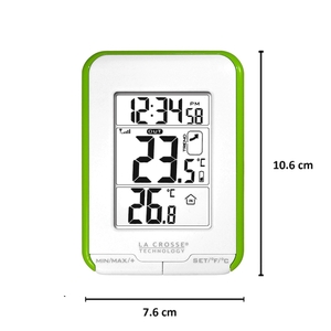 Термометр LaCrosse WS6810, с наружным датчиком, зеленый, фото 2