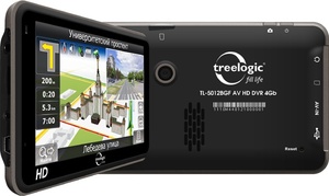GPS навигатор с видеорегистратором Treelogic TL-5012BGF AV HD DVR 4Gb, фото 1