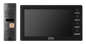 Комплект видеодомофона CTV-DP1701 S B, фото 1